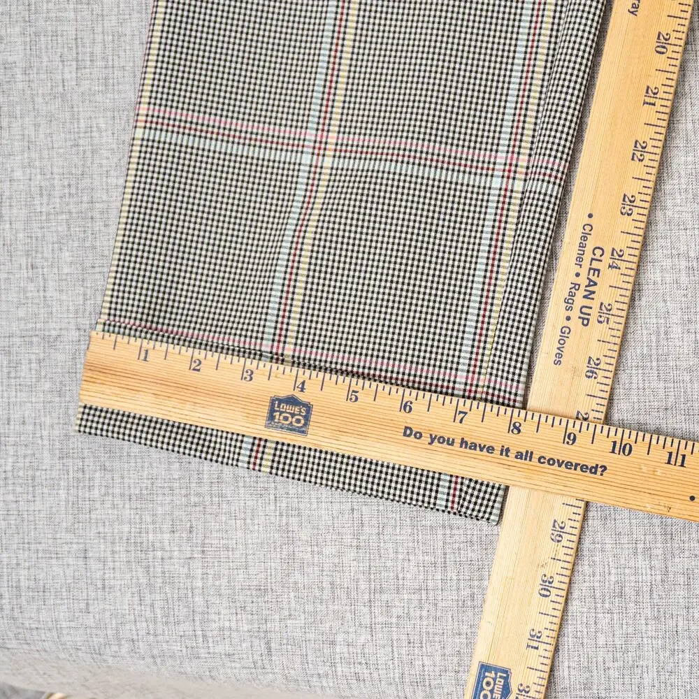 MR TURK Men's KENNEDY 2-Piece Suit Blazer & Pants Gray Plaid Check 42R